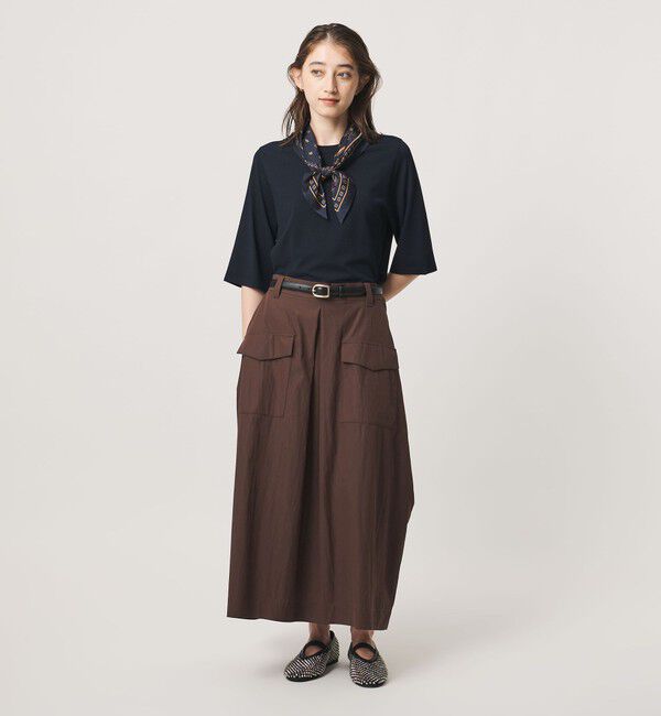 UNITED ARROWS「ポケット コクーン シルエット スカート」|スカート|