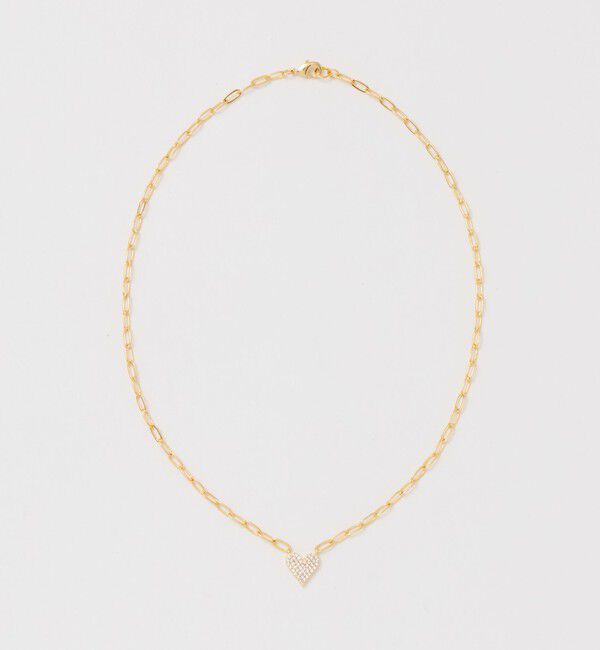 UNITED ARROWS「ハートパヴェ ネックレス」|ネックレス|