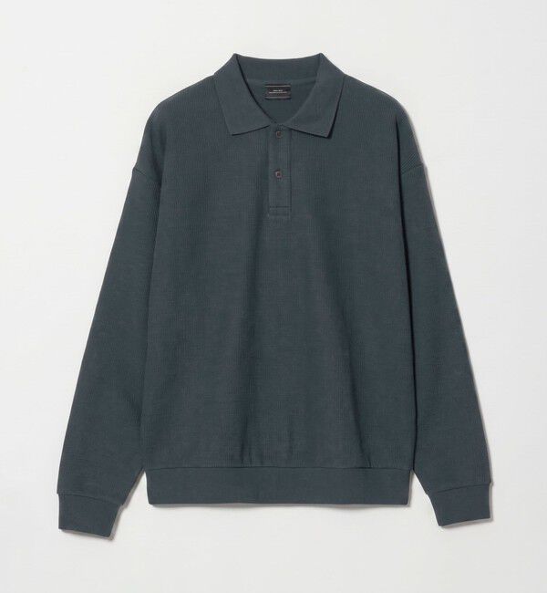 UNITED ARROWS green label relaxing「ワッフル 長袖 ポロシャツ」|ポロシャツ|