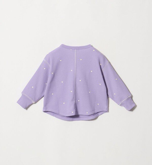 UNITED ARROWS green label relaxing「ハート ワッフル ロングスリーブ Tシャツ / キッズ 100cm-160cm」|Tシャツ・カットソー|