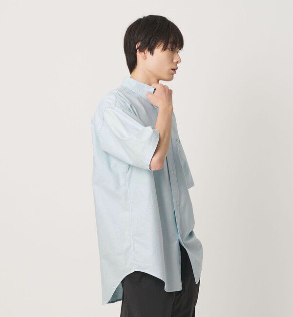 NICE WEATHER「＜NICE WEATHER＞ボタンダウン ショートスリーブシャツ」|シャツ・ブラウス|