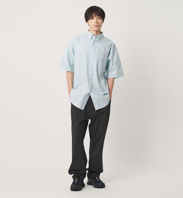 NICE WEATHER「＜NICE WEATHER＞ボタンダウン ショートスリーブシャツ」|シャツ・ブラウス|