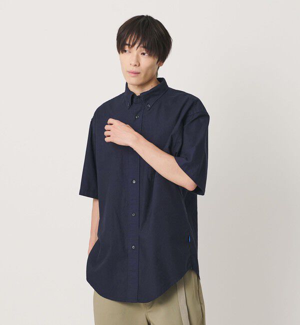 NICE WEATHER「＜NICE WEATHER＞ボタンダウン ショートスリーブシャツ」|シャツ・ブラウス|