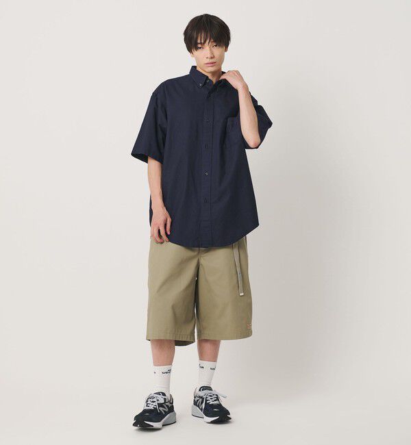 NICE WEATHER「＜NICE WEATHER＞ボタンダウン ショートスリーブシャツ」|シャツ・ブラウス|