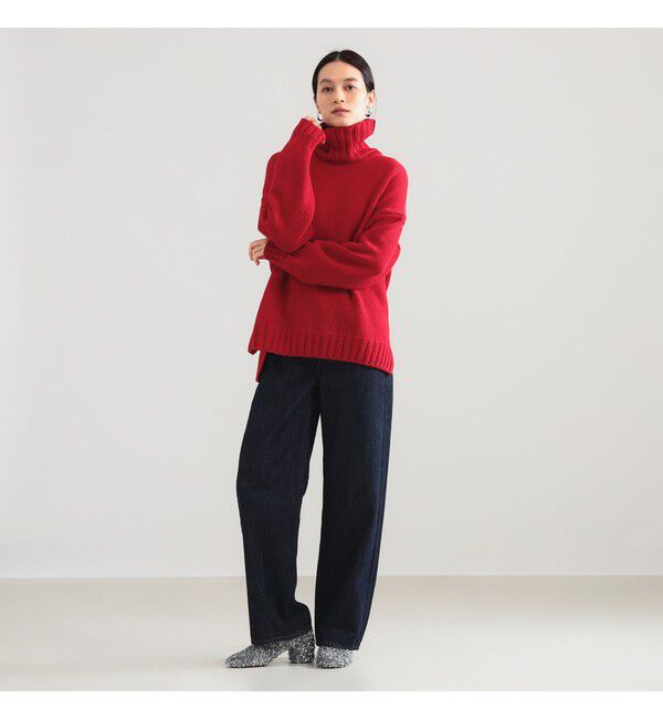 BEAMS SELECTION for WOMEN「SLOANE / 3ゲージ ジーロンラム タートルネック ニット」|ニット・セーター|