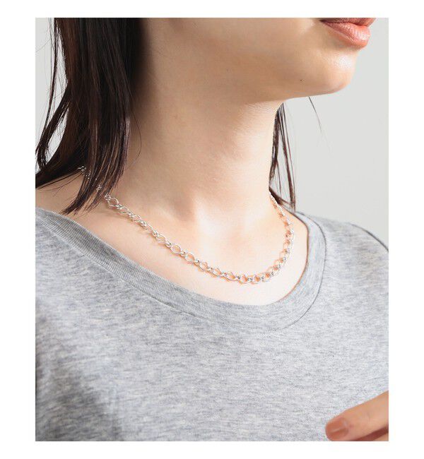 BEAMS SELECTION for WOMEN「PHILIPPE AUDIBERT / プチ Wolsey ネックレス」|ネックレス|SILVER