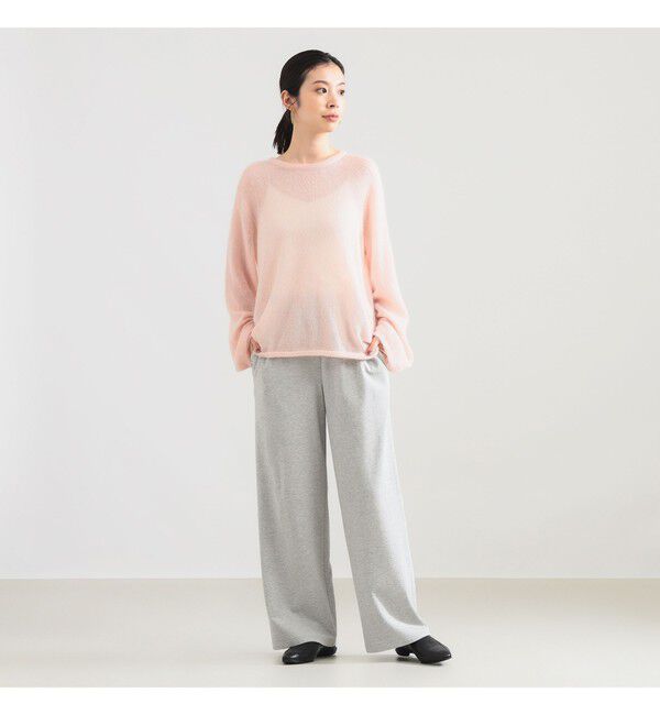 Demi-Luxe BEAMS 「ルーズ フルレングス 裏毛 パンツ」|チノ|