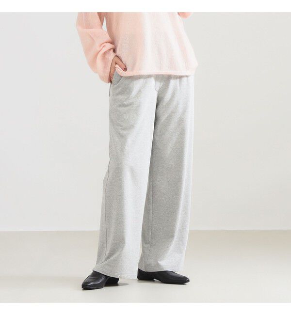Demi-Luxe BEAMS 「ルーズ フルレングス 裏毛 パンツ」|チノ|