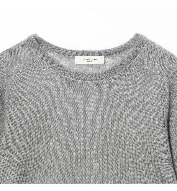 Demi-Luxe BEAMS 「モヘヤ シルク ロングスリーブニット」|ニット・セーター|
