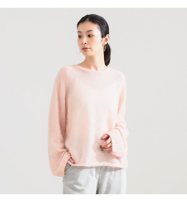 Demi-Luxe BEAMS 「モヘヤ シルク ロングスリーブニット」|ニット・セーター|