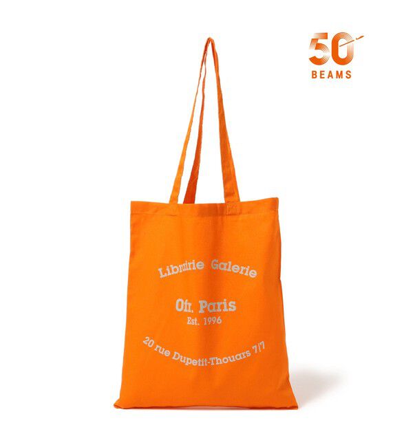 BEAMS SELECTION for WOMEN「【別注】Ofr. Paris &times; Demi-Luxe BEAMS / ロゴ エコバッグ」|トートバッグ|ORANGE