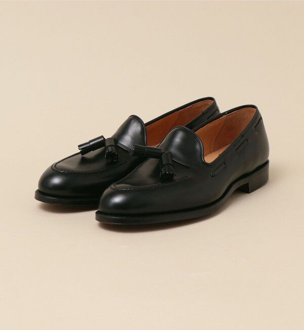 SHIPS「CROCKETT＆JONES:  [CAVENDISH] タッセル ローファー」|その他|ブラック
