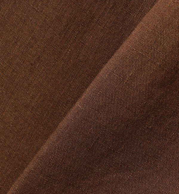 SHIPS Colors 「SHIPS Colors:〈洗濯機可能〉ユーロリネン (EURO Linen) フレンチスリーブ スキッパーブラウス◇」|シャツ・ブラウス|