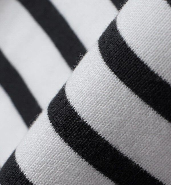 SHIPS for women「【SHIPS別注】Le minor: パネル ボーダー チュニック」|Tシャツ・カットソー|