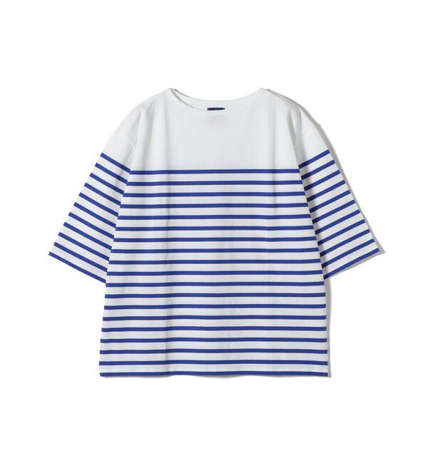 SHIPS for women「【SHIPS別注】Le minor: パネル ボーダー チュニック」|Tシャツ・カットソー|