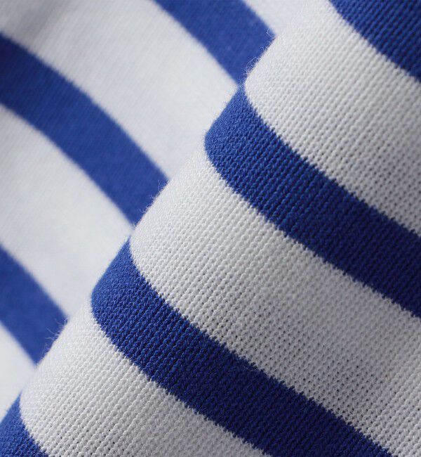 SHIPS for women「【SHIPS別注】Le minor: パネル ボーダー チュニック」|Tシャツ・カットソー|