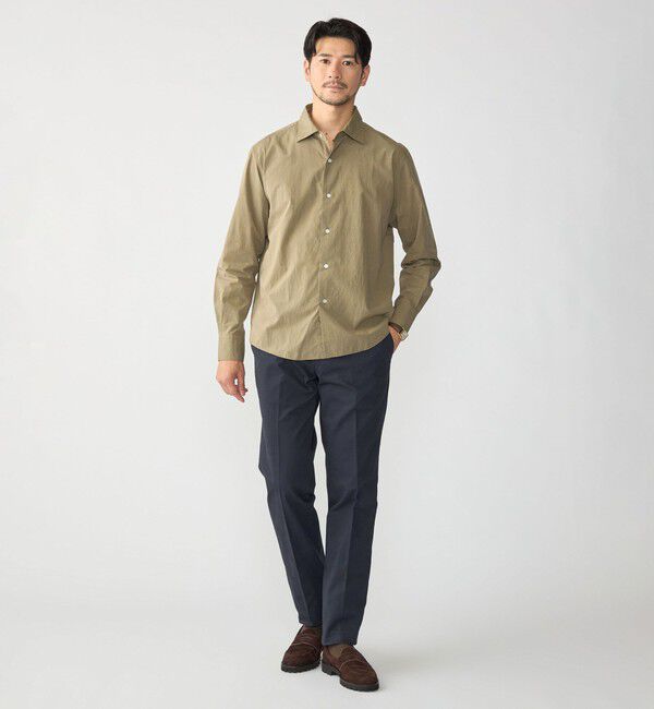 SHIPS「MADE IN JAPAN SMOOTH TEX ワイドカラー ワッシャー シャツ」|シャツ・ブラウス|