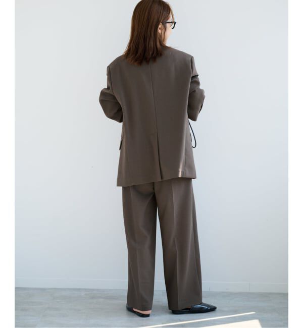 OUTDOOR PRODUCTS Usual Things「ORDINARY タックワイドスラックス セットアップ対応」|スラックス|