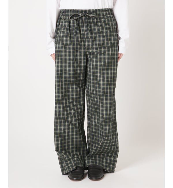 OUTDOOR PRODUCTS Usual Things「COTTON CHECK PAJAMA PT」|スラックス|