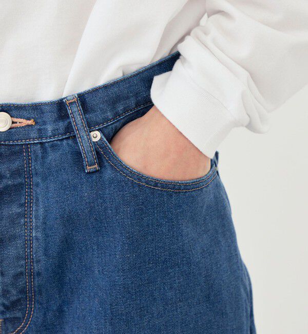 GALERIE VIE「リユースシーアイランドコットン デニムストレートパンツ」|デニム|