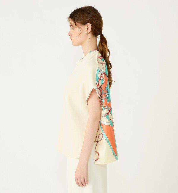 Ballsey「【別注】manipuri for Ballsey MANIPURI COMBI ワイドプルオーバー」|ニット・セーター|