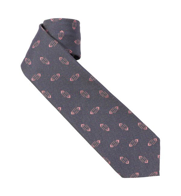 TOMORROWLAND GOODS「TOMORROWLAND MADE IN ITALY シルクジャカード 小紋柄ネクタイ」|ネクタイ・蝶ネクタイ|68 ネイビー系