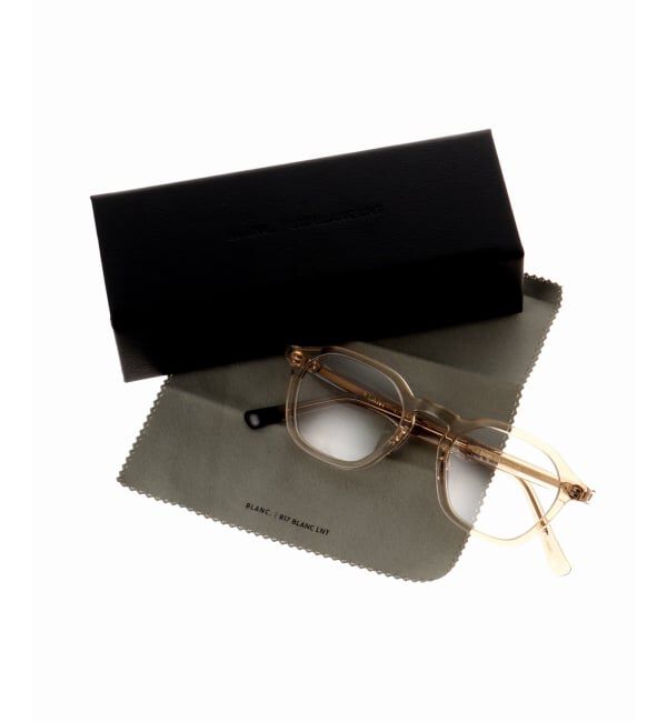 EYETHINK「BLANC.. 別注 BM010  CLR BRN ex Optical」|メガネ|