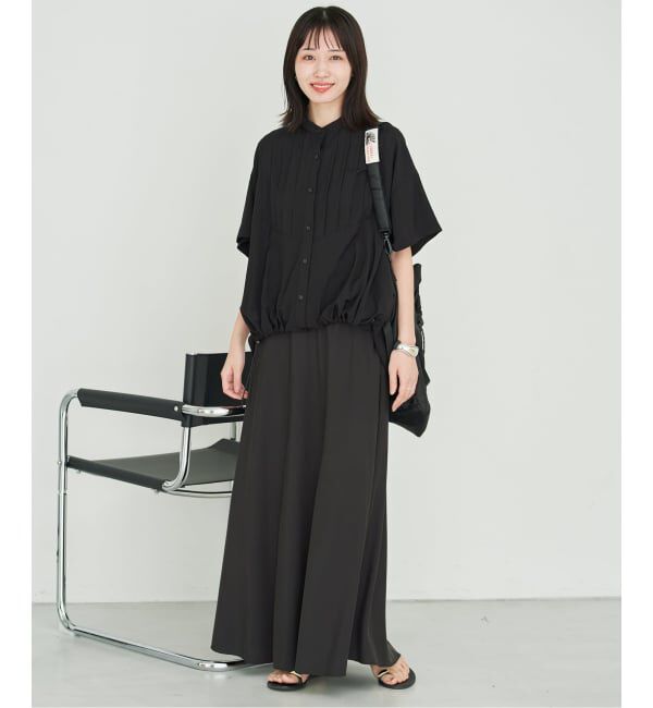 SLOBE IENA「《WEB限定/追加》ピンタックスピンドルブラウス」|シャツ・ブラウス|