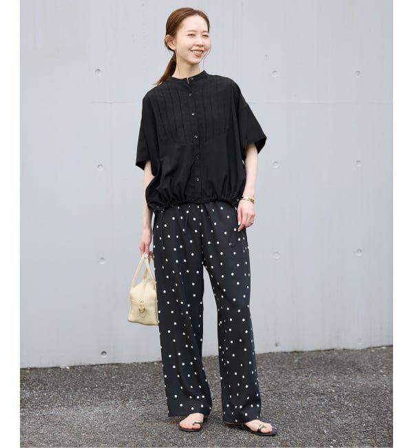 SLOBE IENA「《WEB限定/追加》ピンタックスピンドルブラウス」|シャツ・ブラウス|