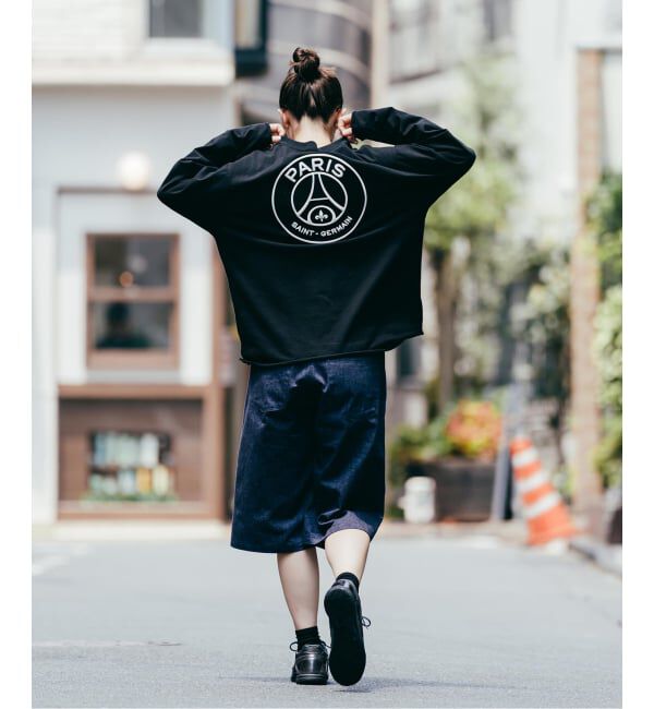 Paris Saint-Germain「【Poggy &times; Paris Saint-Germain】DEAR PSG PRINTED BAGGY SHORTS」|デニム|