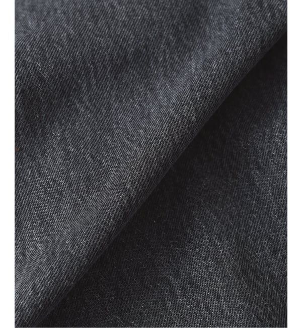 EDIFICE「Levi&rsquo;s(リーバイス) 別注 Baggy Wide Leg デニムパンツ ASH BLACK（L30）」|デニム|