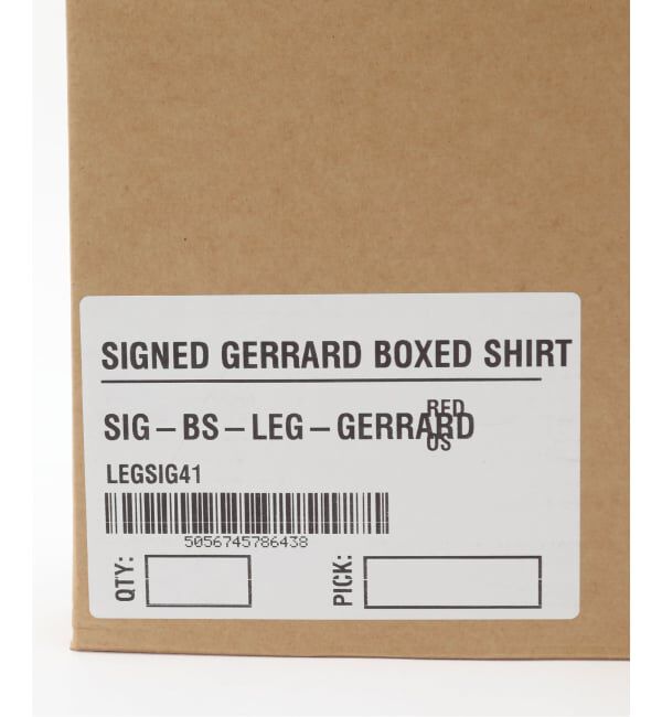 Liverpool FC「【Liverpool FC 】 SIGNED STEVEN GERRARD BOXED SHIRT」|その他|