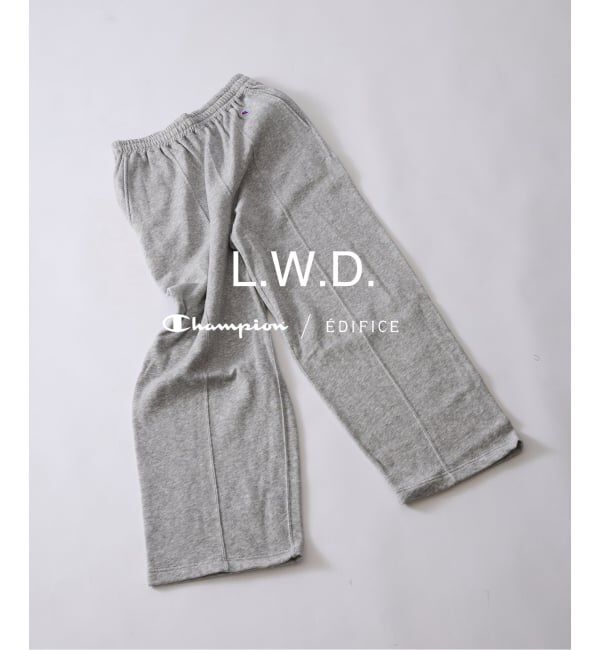 EDIFICE「《予約》Champion / チャンピオン for EDIFICE「L.W.D.」Sweat Pants」|その他|グレーB