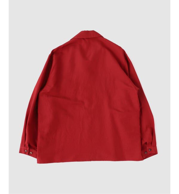 EDIFICE「blurhms（ブラームス）Washed Wool Silk Open-collar Shi」|シャツ・ブラウス|