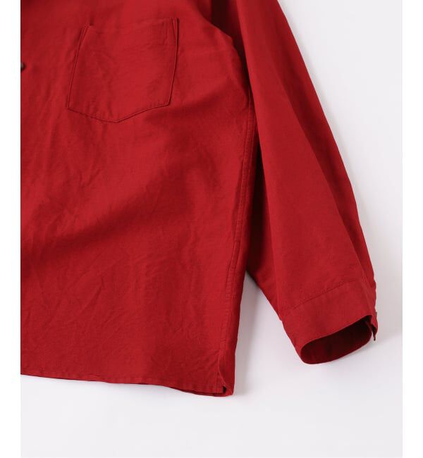 EDIFICE「blurhms（ブラームス）Washed Wool Silk Open-collar Shi」|シャツ・ブラウス|