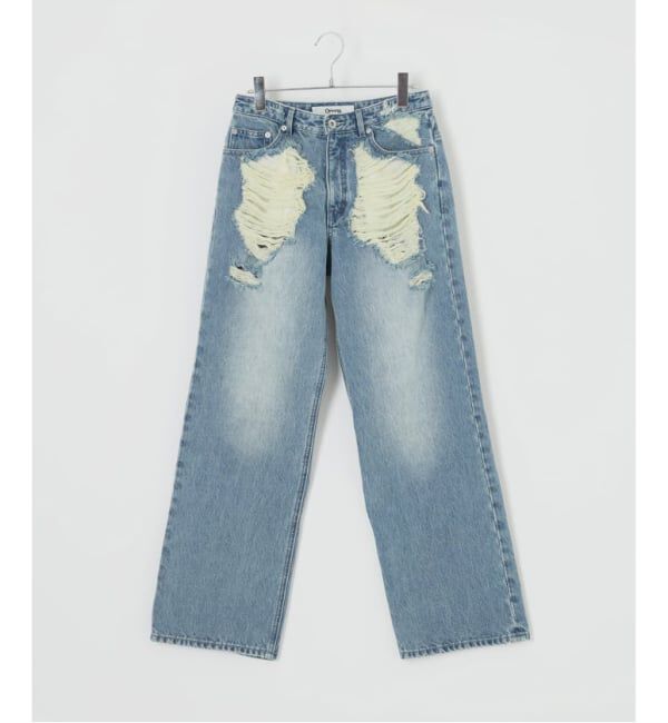 Oriens JOURNAL STANDARD「《追加》ブロークンダメージデニムパンツ」|デニム|