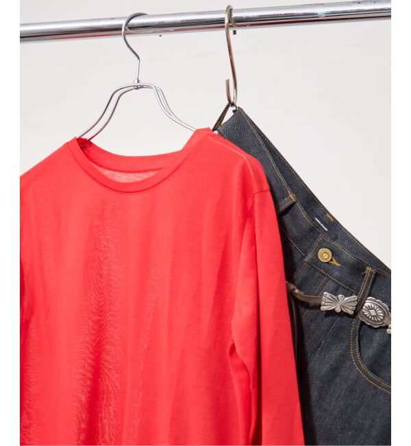 JOURNAL STANDARD「CPシアースキンロング Tシャツ」|Tシャツ・カットソー|レッド