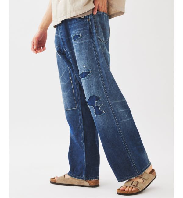 JOURNAL STANDARD relume「＜Relume Jeans＞リメイク ライトオンス デニムペインターパンツ」|デニム|
