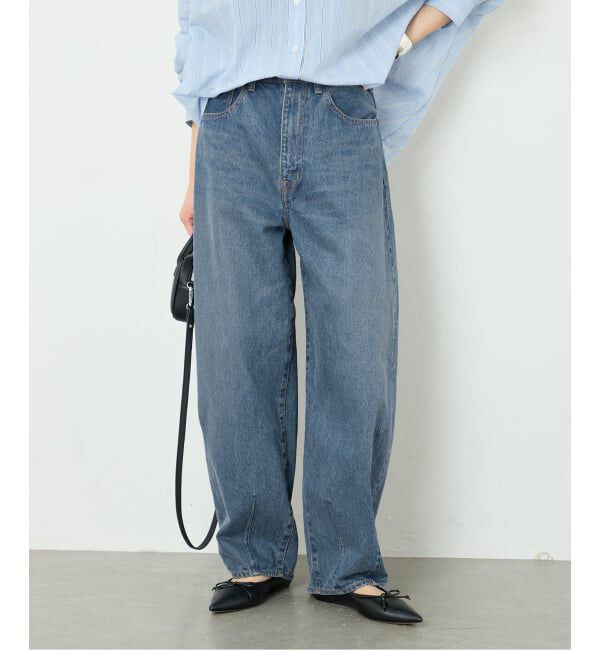 journal standard L'essage「12.5oz バルーンデニムパンツ」|デニム|ブルー A