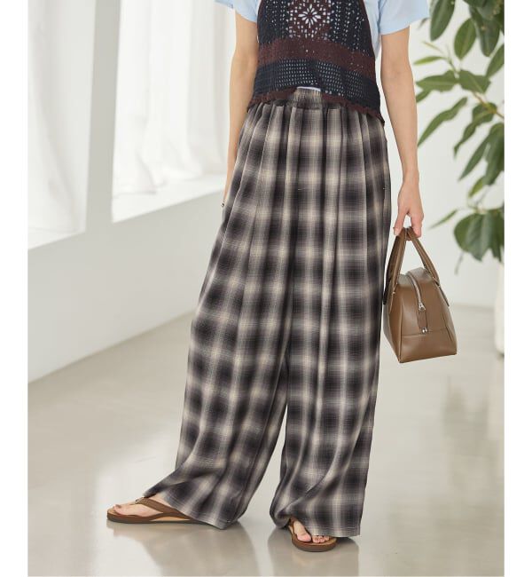JOURNAL STANDARD「リヨセルチェックパンツ」|その他|