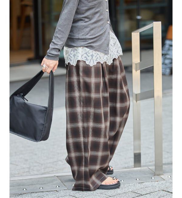 JOURNAL STANDARD「リヨセルチェックパンツ」|その他|