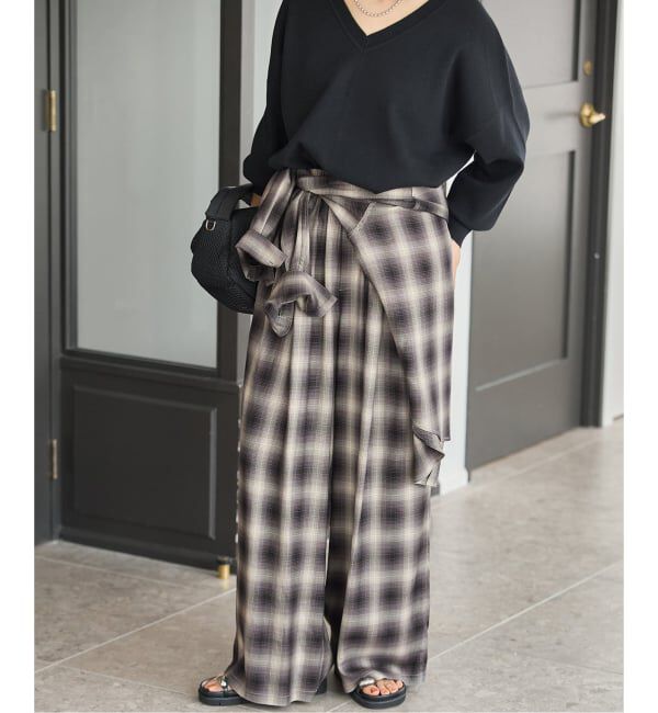JOURNAL STANDARD「リヨセルチェックパンツ」|その他|