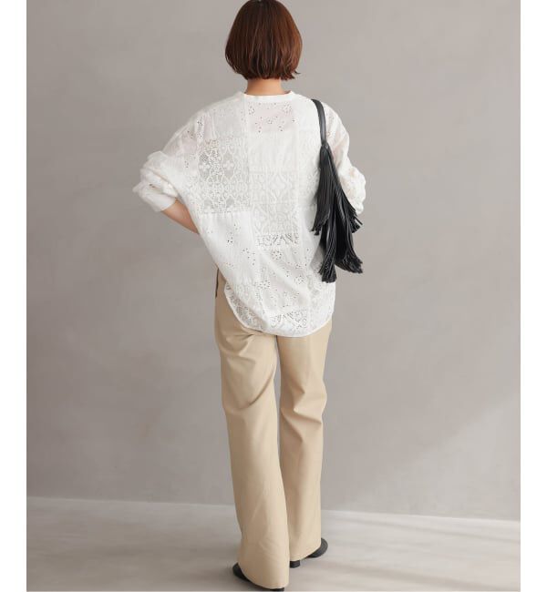 JOURNAL STANDARD relume「《WEB限定追加4》パッチワークレースシャツ」|シャツ・ブラウス|