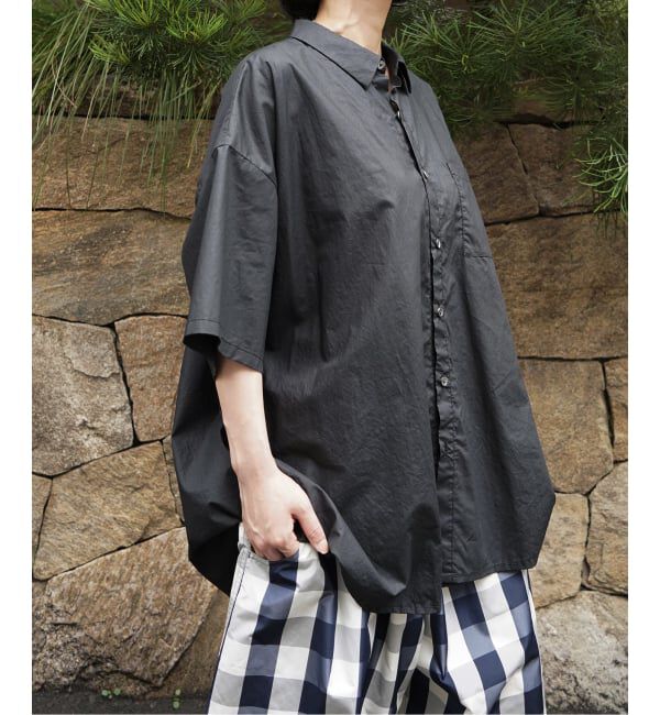 journal standard luxe「タイプライター ティポシャツ」|シャツ・ブラウス|ブラック