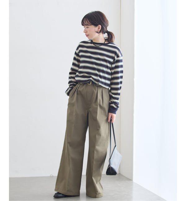 journal standard L'essage「マルチボーダーロングスリーブプルオーバー」|Tシャツ・カットソー|