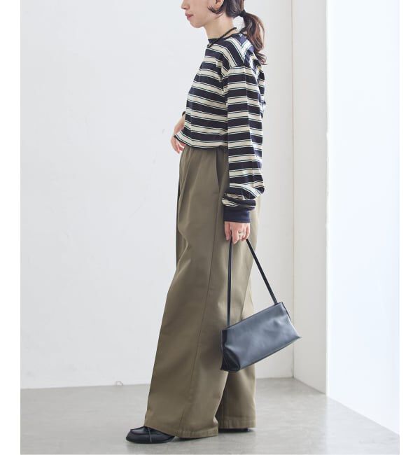 journal standard L'essage「マルチボーダーロングスリーブプルオーバー」|Tシャツ・カットソー|