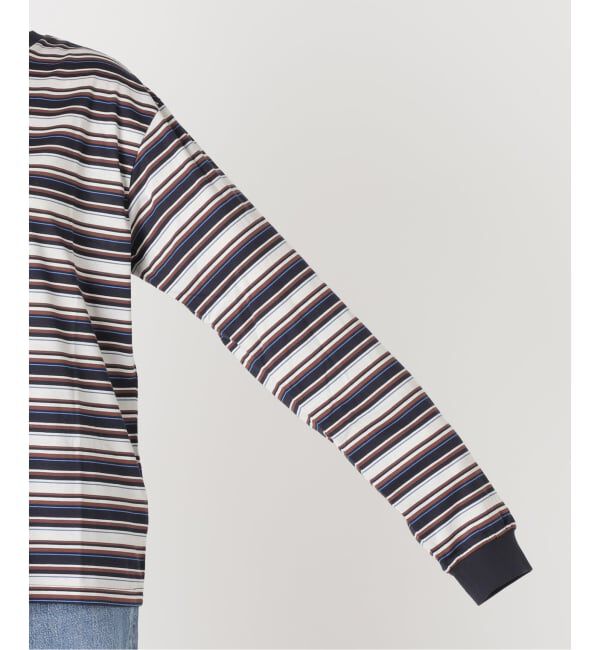 journal standard L'essage「マルチボーダーロングスリーブプルオーバー」|Tシャツ・カットソー|
