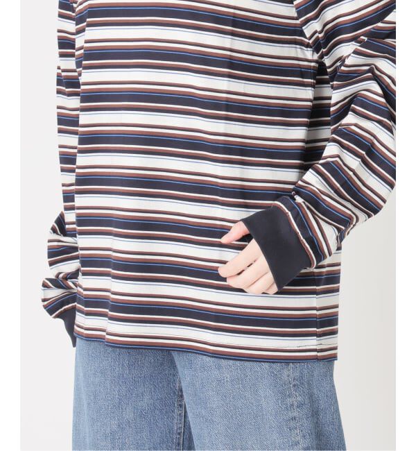 journal standard L'essage「マルチボーダーロングスリーブプルオーバー」|Tシャツ・カットソー|