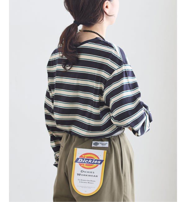 journal standard L'essage「マルチボーダーロングスリーブプルオーバー」|Tシャツ・カットソー|