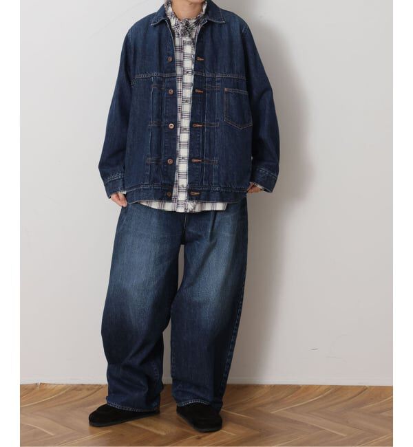 journal standard luxe「13OZデニム タックラウンドパンツ」|デニム|